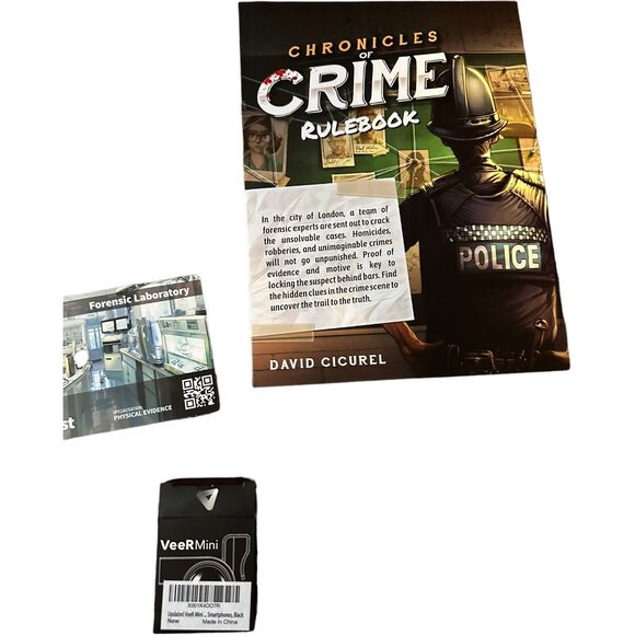 Chronicles Of Crime Board Game Lucky Duck Mystery VR App COMPLETE - Picture 6 of 16
